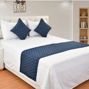 BED RUNNERS PRINTED WITH CUSHION COVER SET
