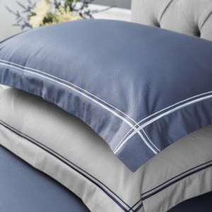 Plain Color Pillow Covers With Marrowing for Hospitality & Home Use