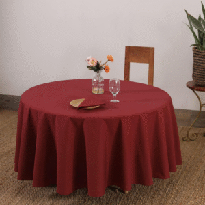 Crush Round Table Cover Autofrill for Hospitality & Home Use