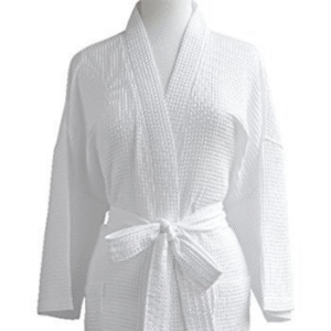 Waffel Bathrobe for Hospitality & Home Use