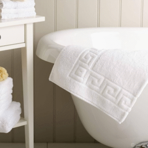 White Bath Mat (P) for Hospitality & Home Use
