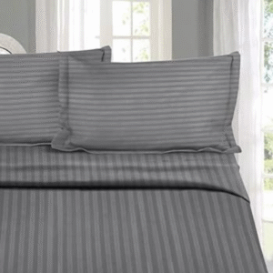 Grey Bedsheet 210Tc 100X108 for Hospitality & Home Use