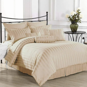 Beige Color Bedsheet With 2 Pillow Cover Set 17X27-100X105 for Hospitality & Home Use